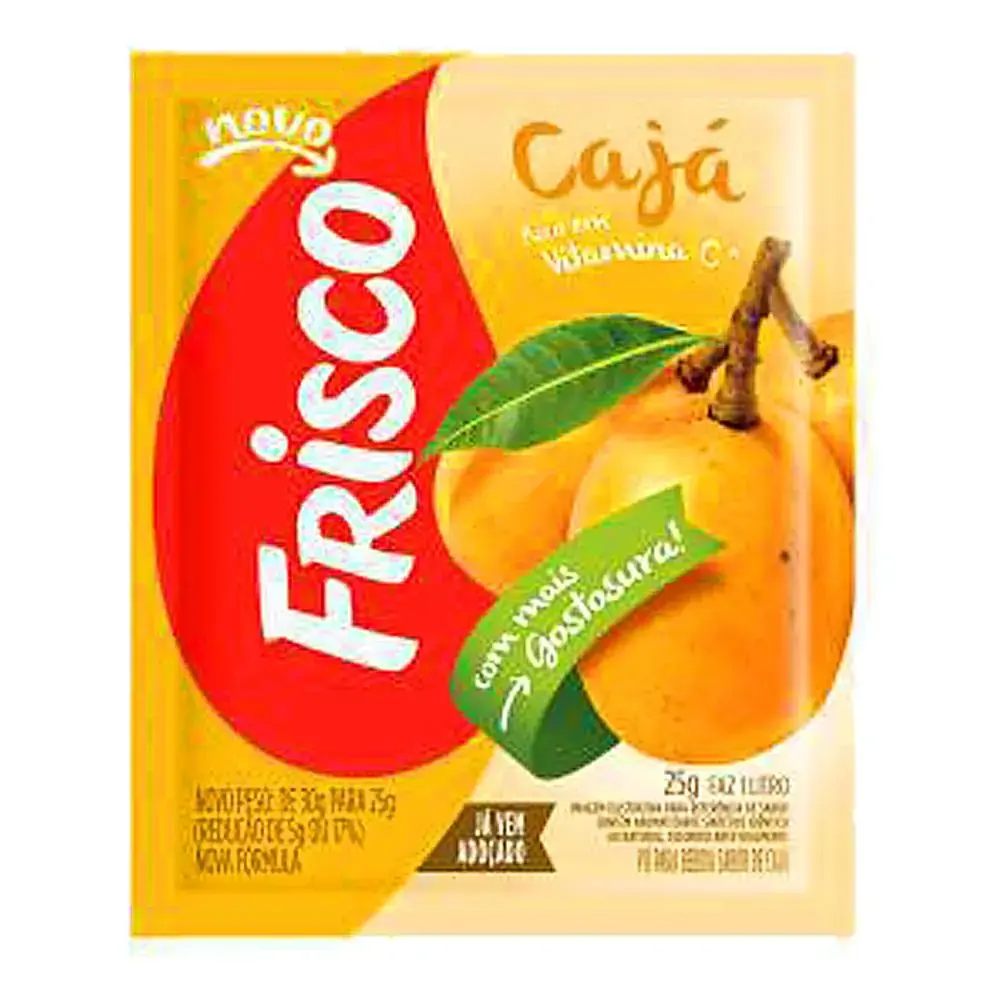 Refresco Em Pó Cajá Frisco Pacote 18g