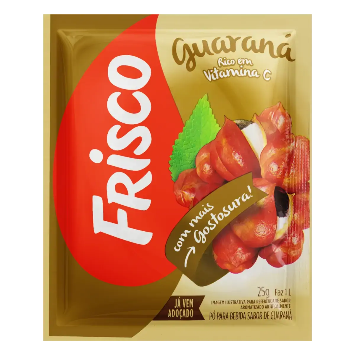 Refresco Em Pó Guaraná Frisco Pacote 18g