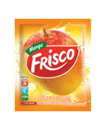 Refresco Em Pó Manga Frisco Pacote 18g