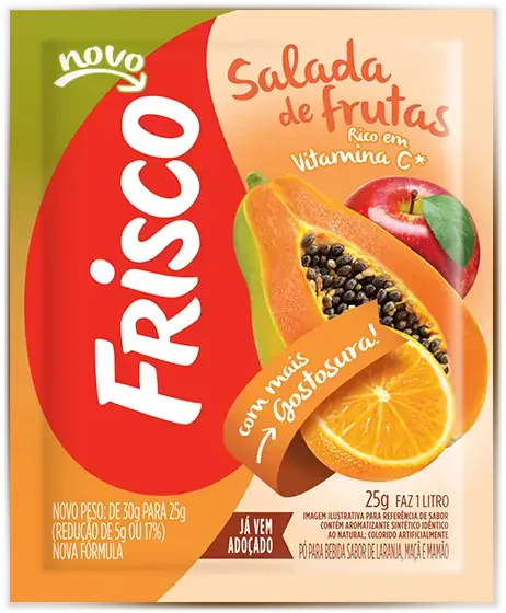Refres Po Frisco Salada Frutas