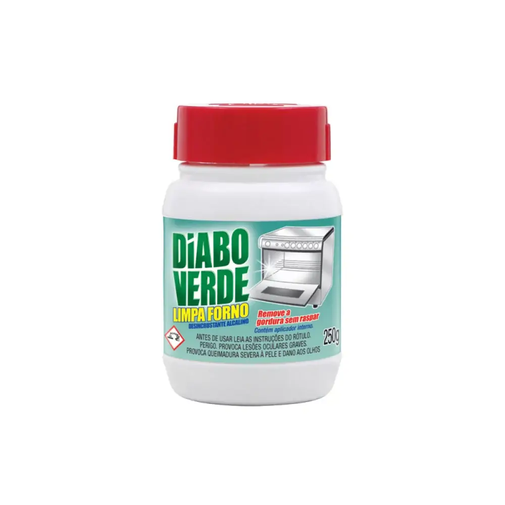 Limpador Para Forno Diabo Verde Frasco 250g