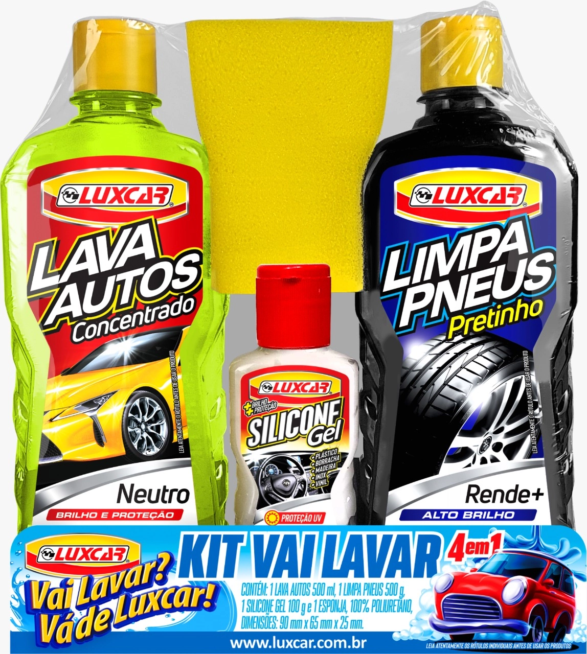 Luxcar Kit Limpa Carro