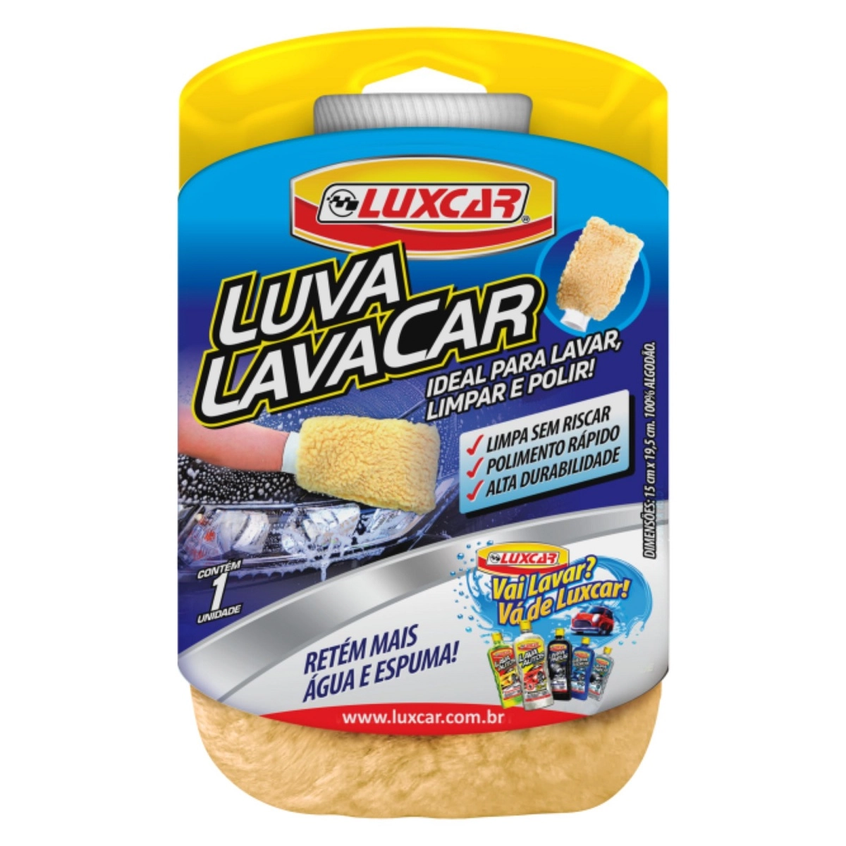 Luxcar Luva P/lavar Automoveis