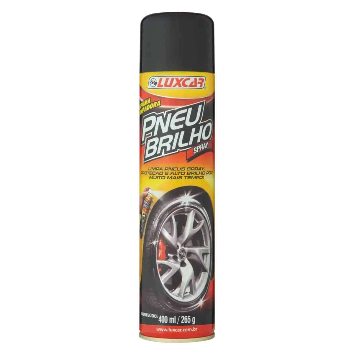 Limpa Pneus Spray Luxcar Frasco 400ml