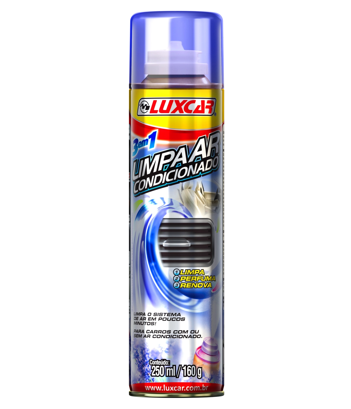 Limpa Ar Condicionado Spray Luxcar