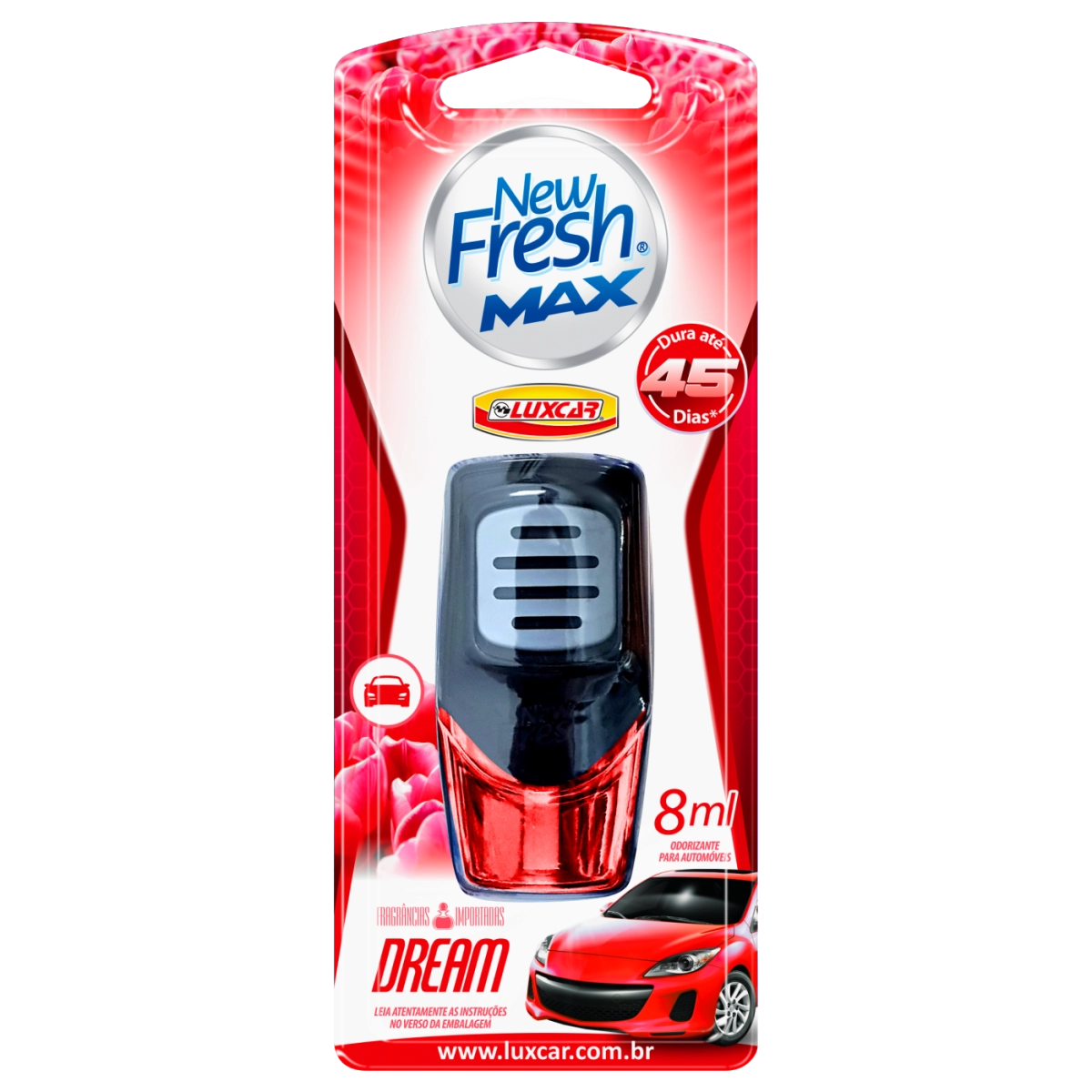 Odorizador Automotivo Dream Luxcar New Fresh Max Blister 8ml