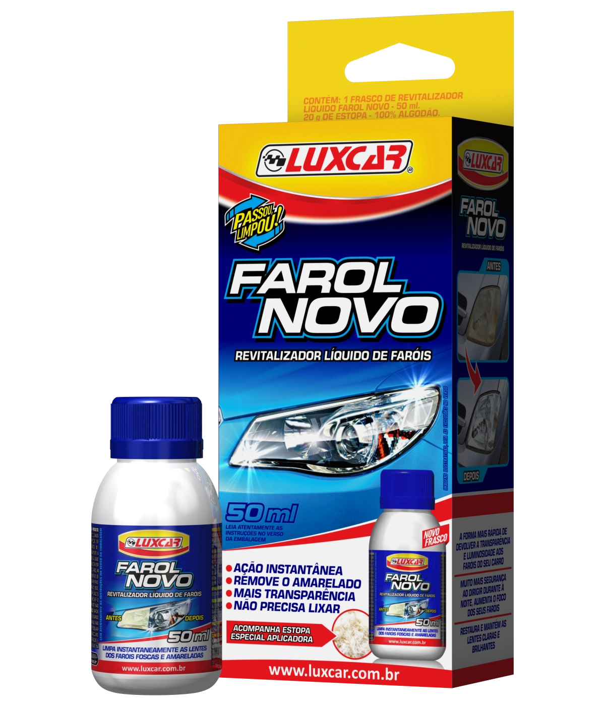 Revitalizador Liquido Luxcar Farol Novo