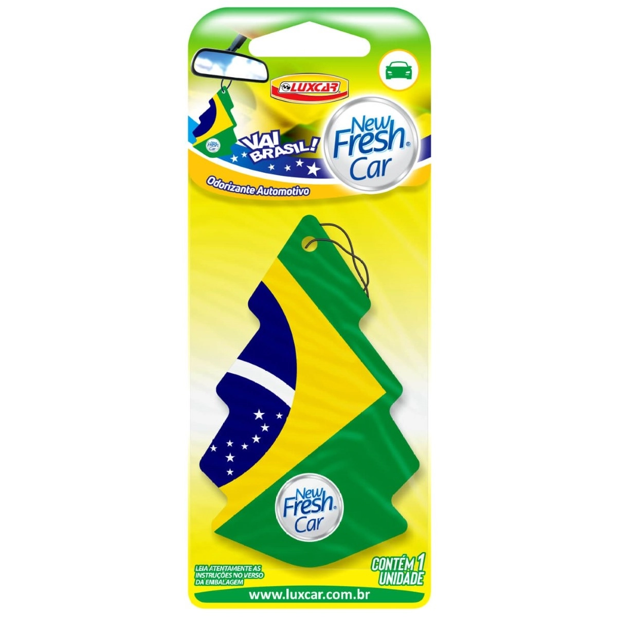 Odorizador New Fresh Car Vai Brasil 5029 Luxcar