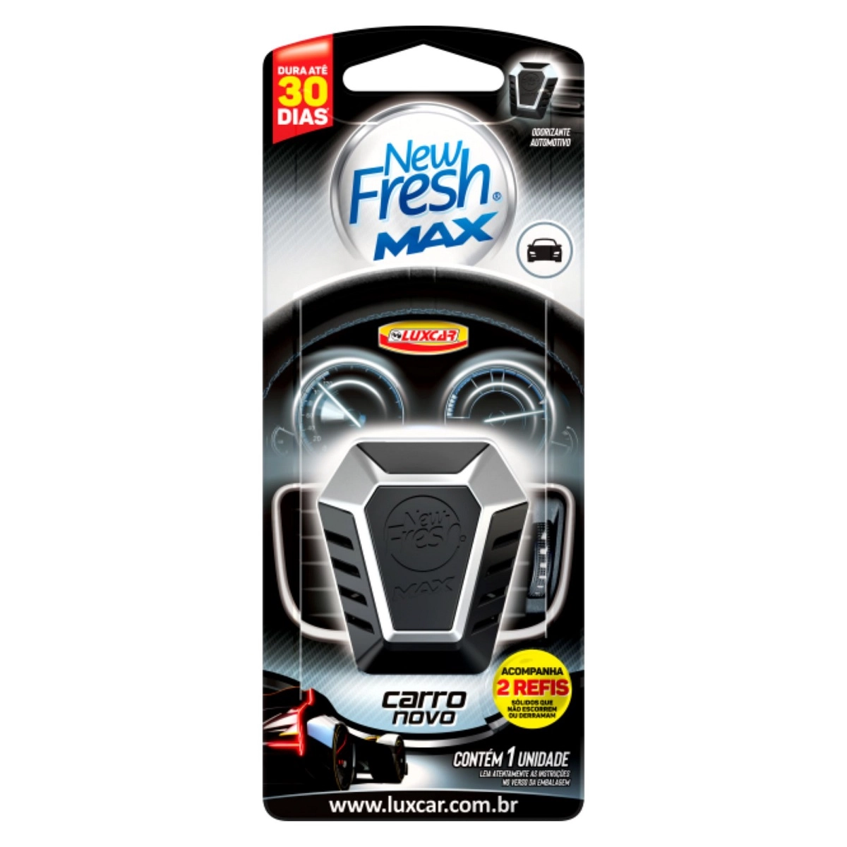 Odorizante New Fresh Luxcar Max Carro Novo