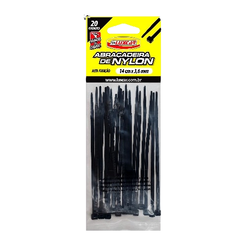 Abracadeira 140x3,6mm 20pc Luxcar . .