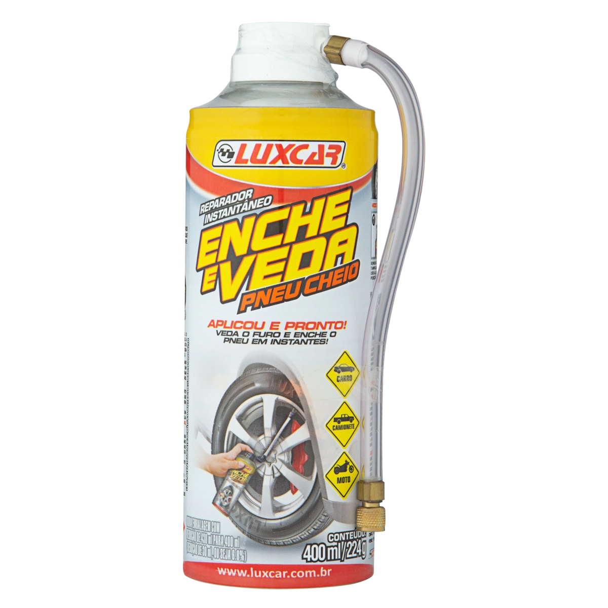 Reparador Pneu Instantaneo 400ml 8158 Luxcar
