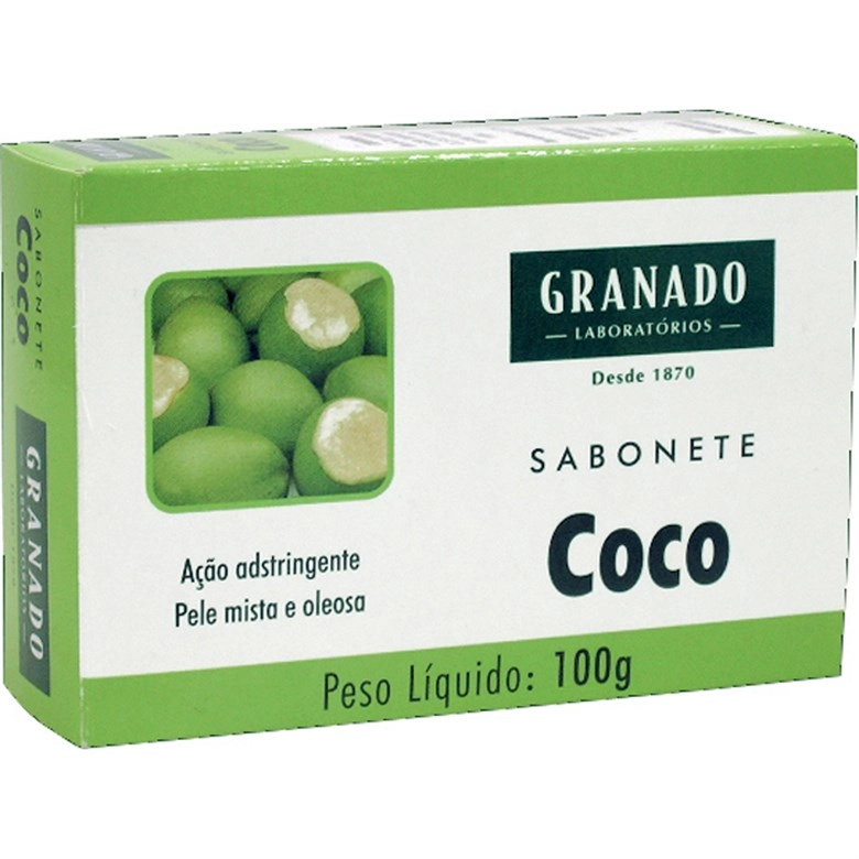 Sabonete Barra Coco Granado Caixa 100g