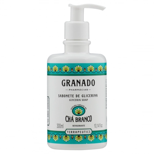 Sabonete Líquido De Glicerina Chá Branco Granado Terrapeutics Frasco 300ml