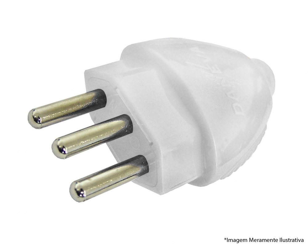 Plug Desmontavel Macho 2p+t 20a-250v Br 1616 C-12pcs