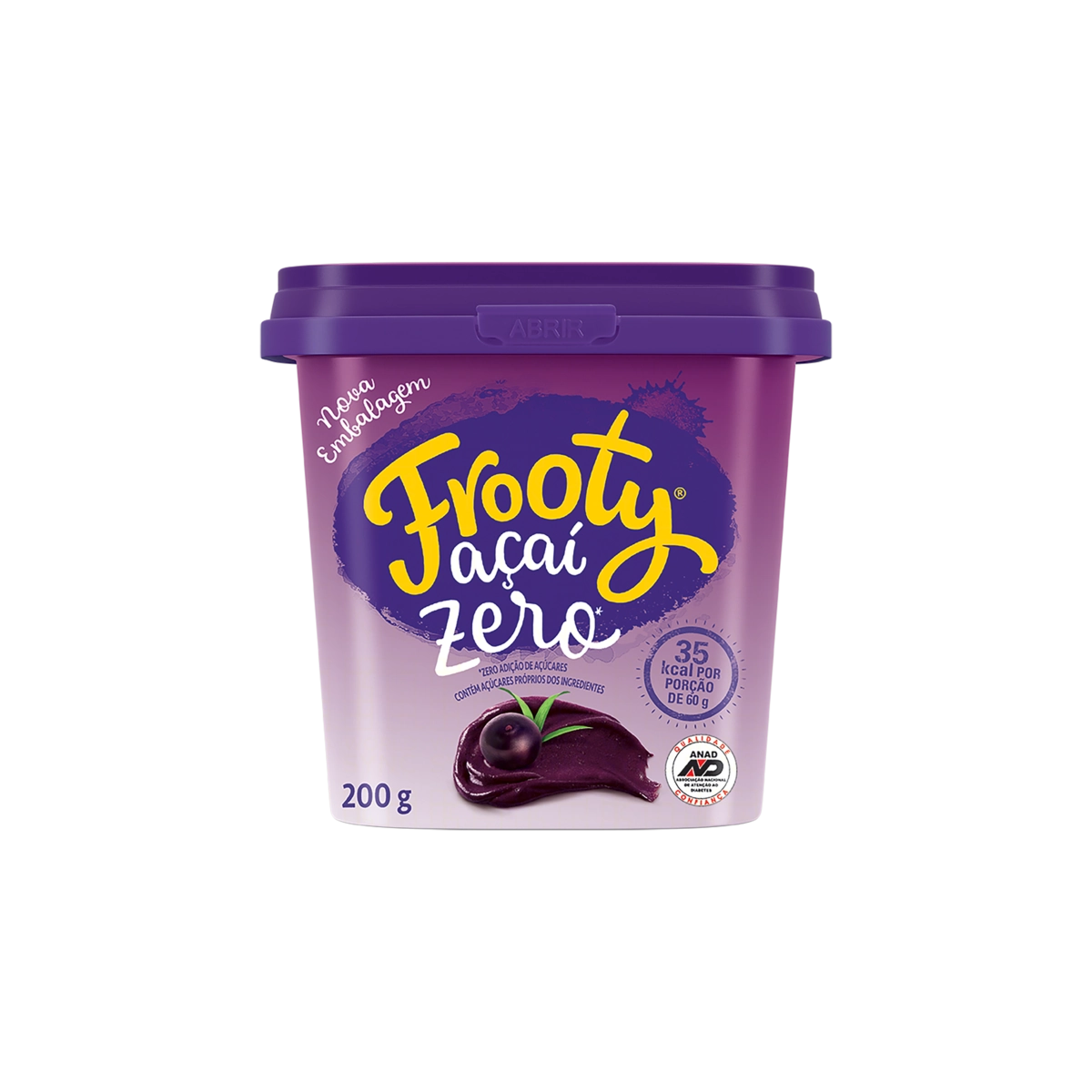 Sorbet Açaí Frooty Zero Pote 200g