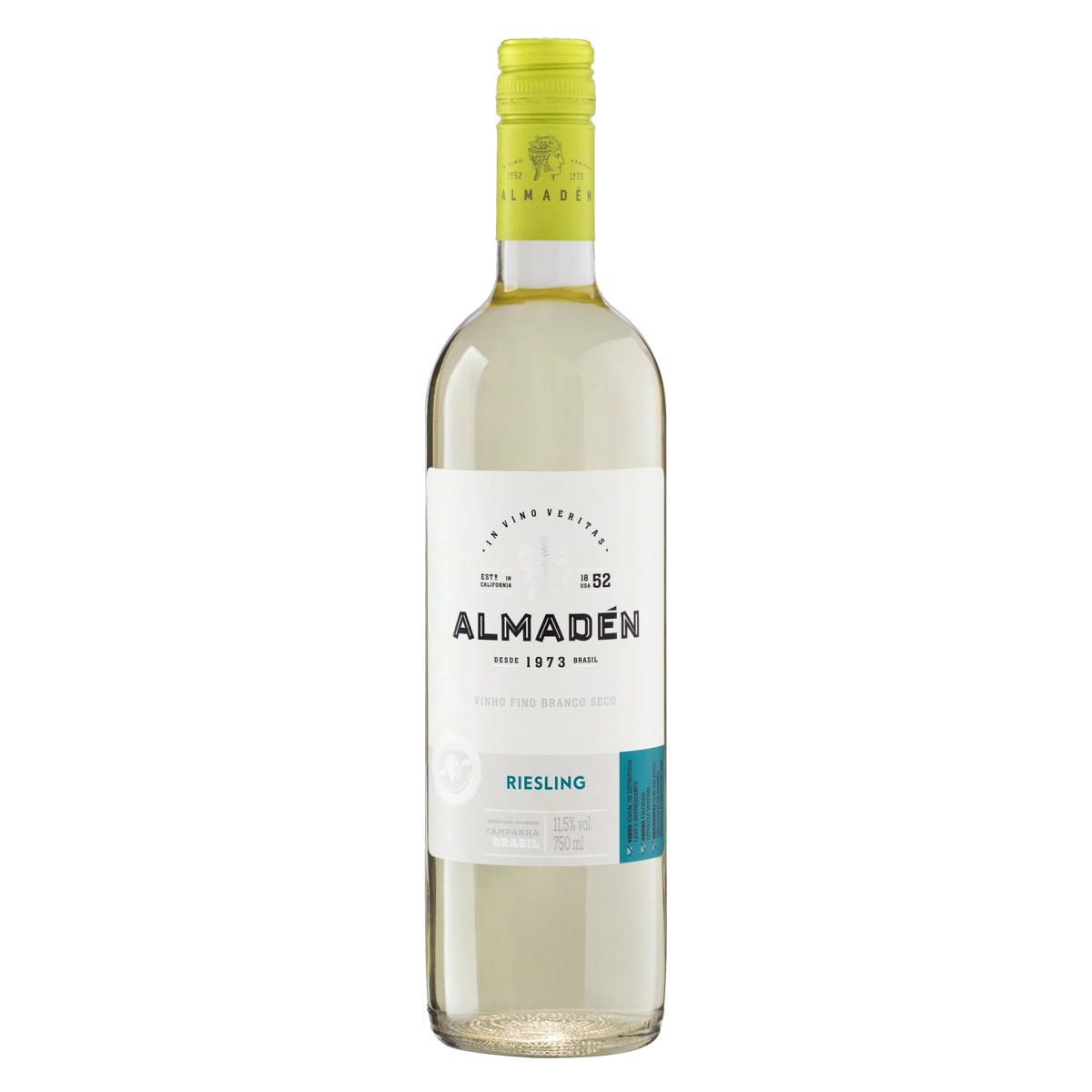 Vinho Brasileiro Branco Seco Almadén Riesling Campanha Garrafa 750ml