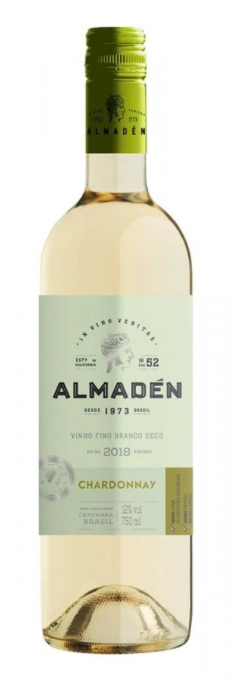 Vinho Brasileiro Branco Seco Almadén Chardonnay Campanha Garrafa 750ml