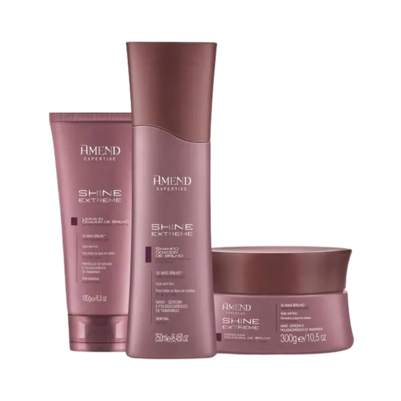 Shampoo Amend Expertise Treatment Shine Extreme Doador De Brilho 250ml 2/2