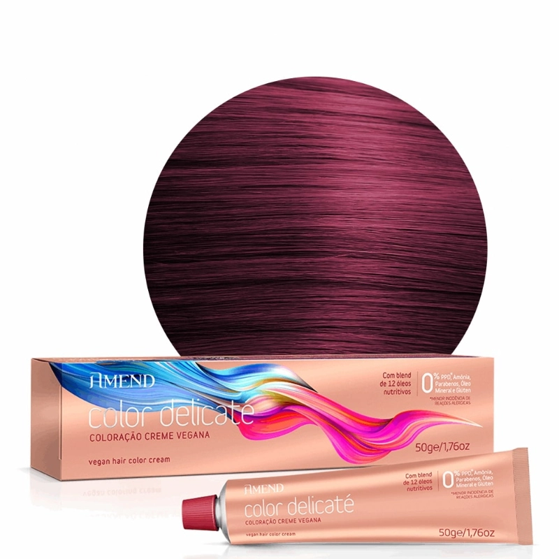 Coloracao Vegana Color Delicate 50g 66.26 Marsala Amend