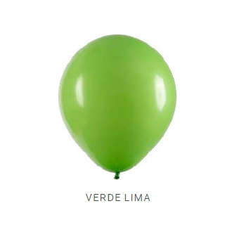 Balao Liso 5 Verde Lima C/50 Art Latex