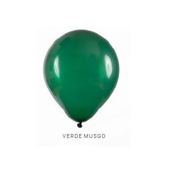 Balao Liso 5 Verde Musgo C/50 Art Latex