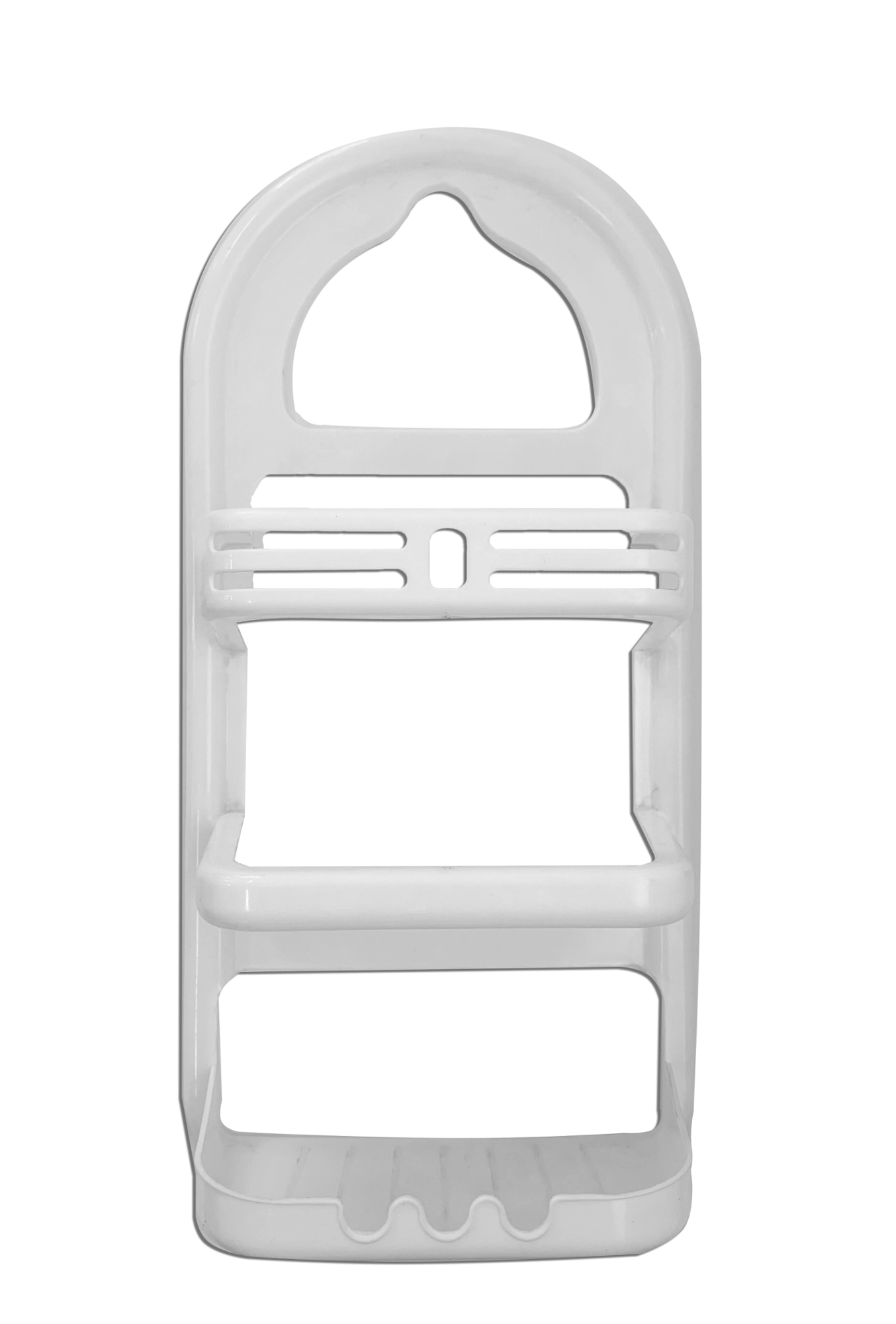 Porta Shampoo Plastico Branco 067200 Injetemp