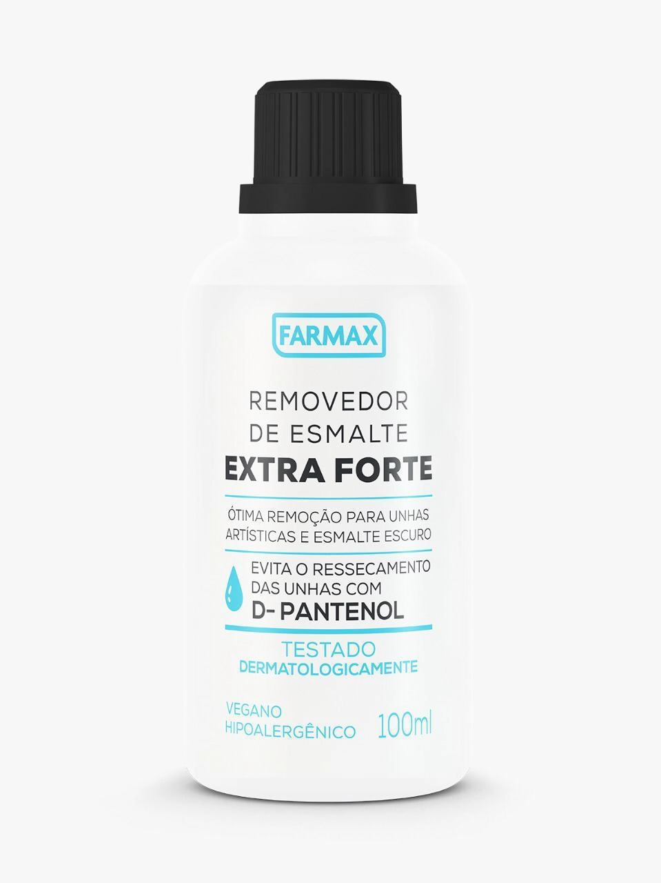 Removedor De Esmalte 100ml Extra Forte Sem Acetona