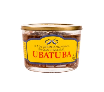 Filé De Sardinha Com óleo Ubatuba Vidro 110g