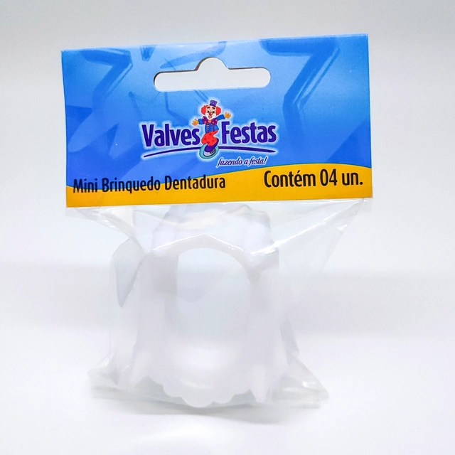 Mini Brinquedo Dentadura Valves Festas 4u
