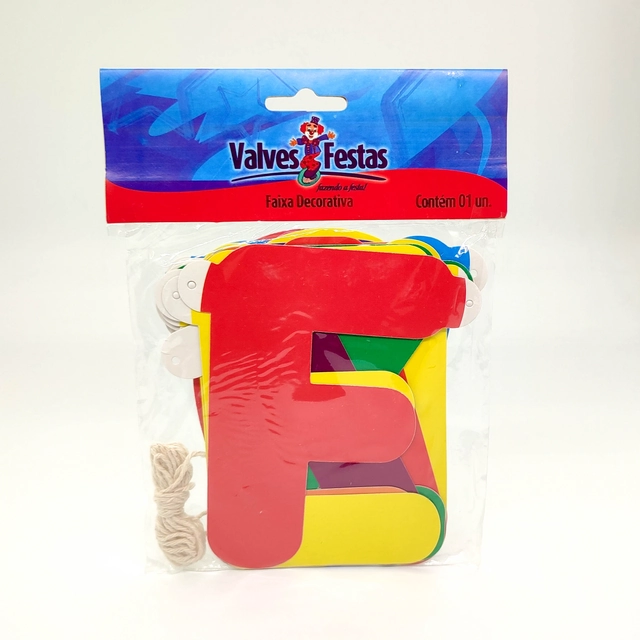 Faixa Decorativa Valves Festas 1u