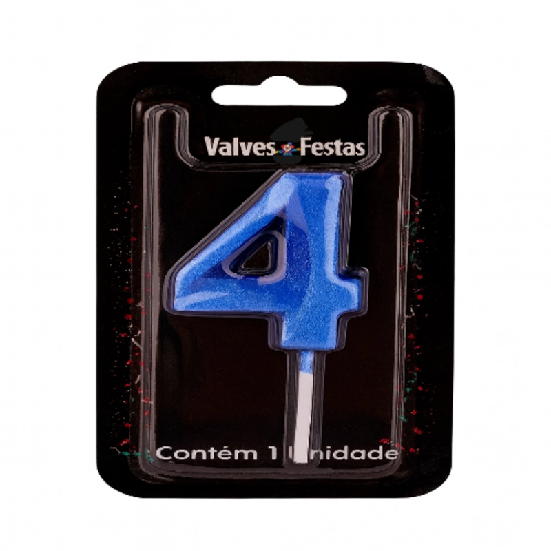 Vela Valves Metalizada Azul N4
