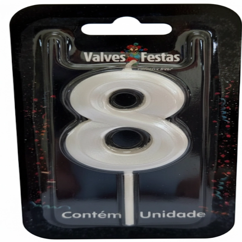 Vela Valves Mini 3d Metalizada Perola N.8
