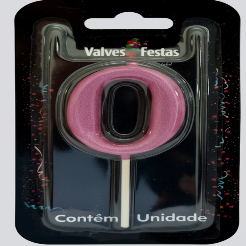 Vela Valves Metalizada Rosa N0