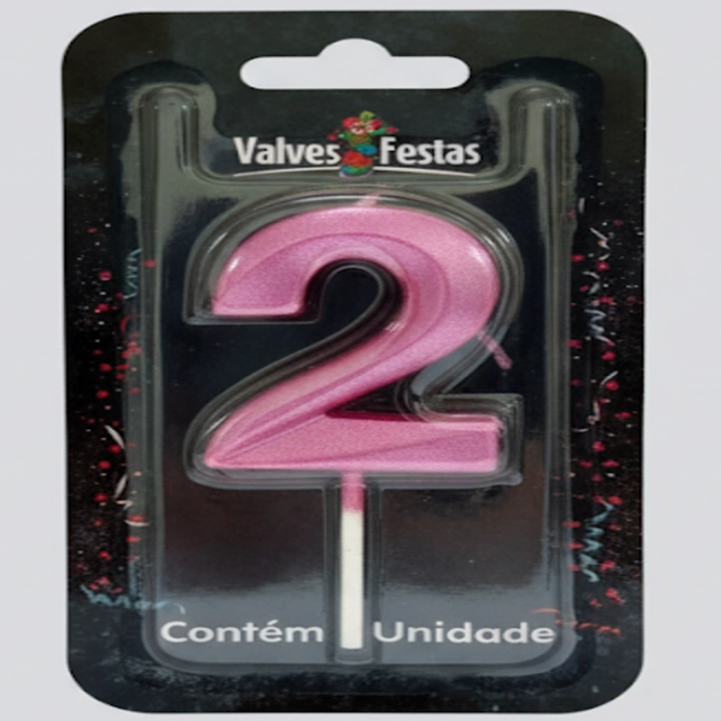 Vela Valves Metalizada Rosa N2