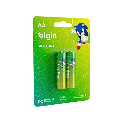 Pilha Elgin Alcalina Pequena Aa 2un