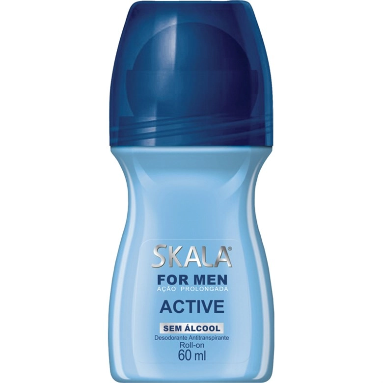 Desodorante Roll On Skala 60ml Masculino Active Unit