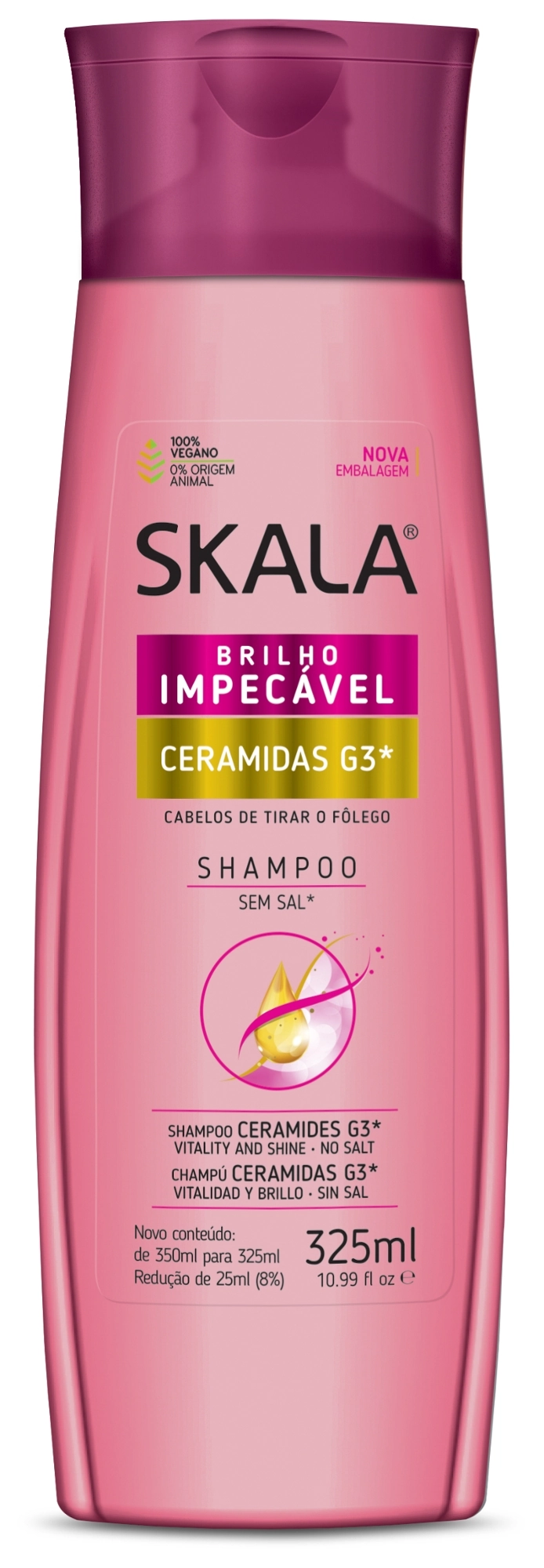 Shampoo Skala 325ml Ceramidas