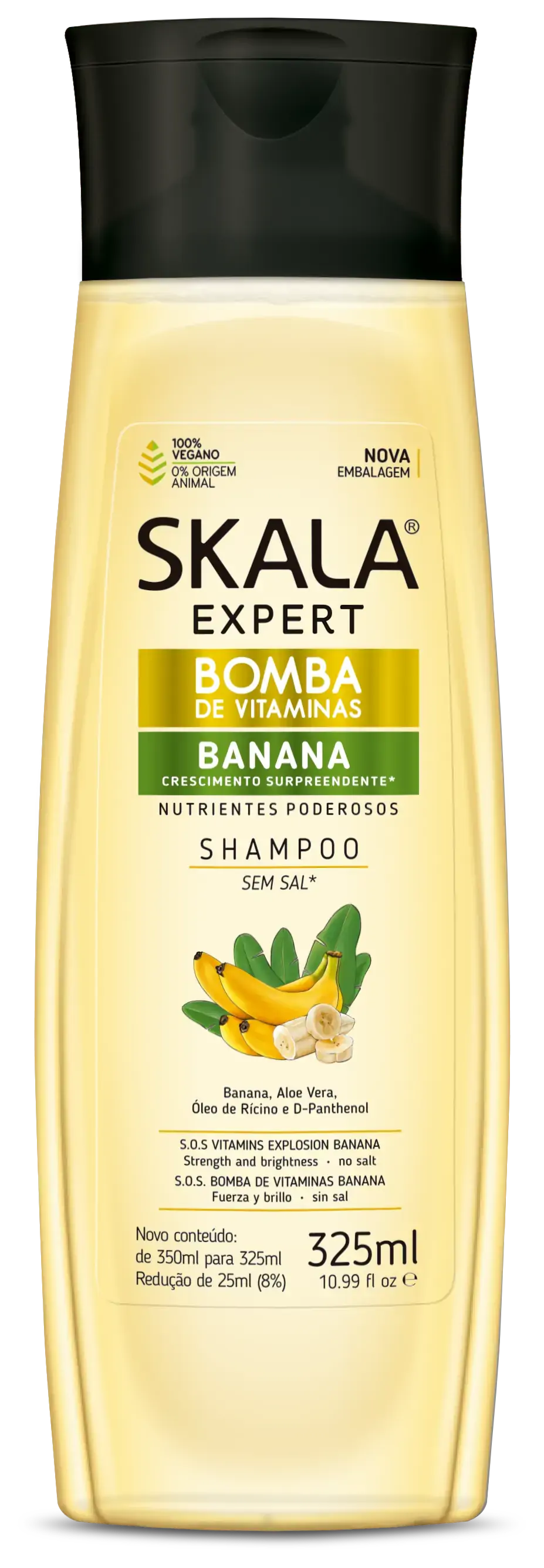 Shampoo Skala 325ml Bomba Banana