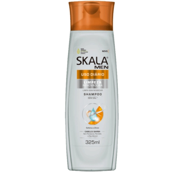 Shampoo Skala 325ml Uso Diario For Men