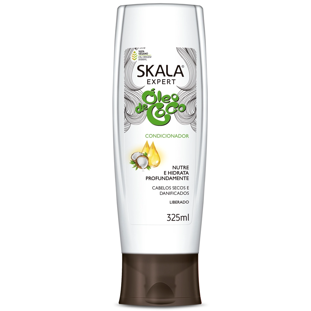Cond Cap Skala 325ml Oleo De Coco