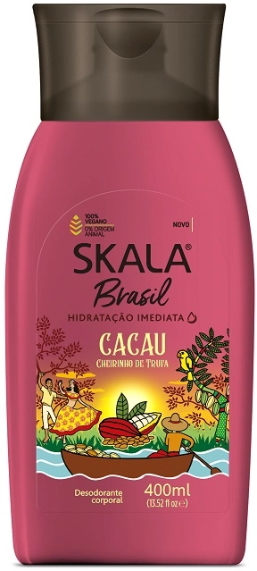 Hidr Corporal Skala 400ml Cacau