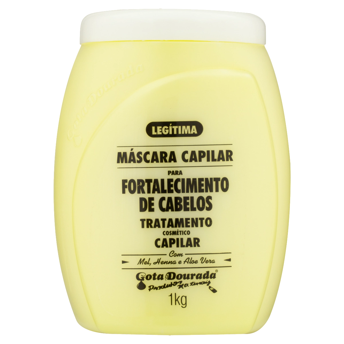 Máscara Gota Dourada Fortalecimento Pote 1kg