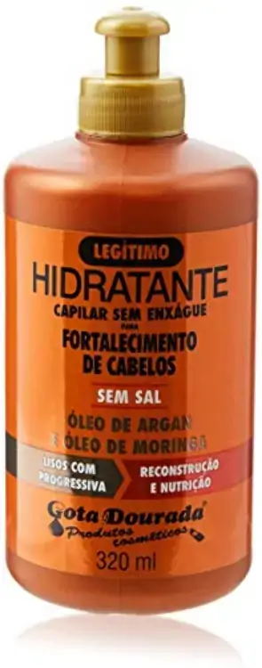 Creme Para Pentear Gota Dourada 320ml Lisos Progressiva Unit
