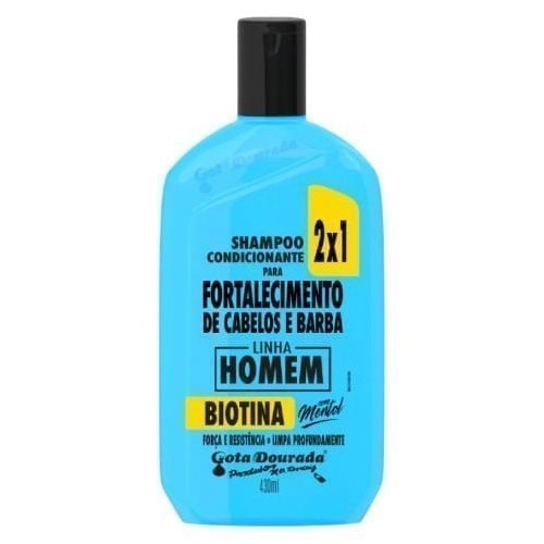 Shampoo Condicionante 2x1 430ml Fortalecimento De Cabelos E Barba