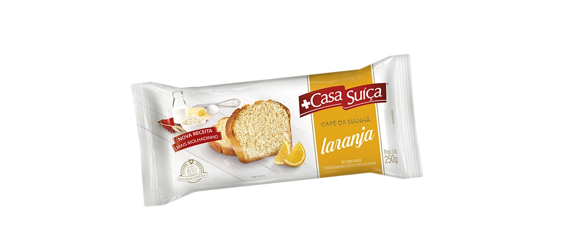 Bolo Laranja Casa Suíça Pacote 250g