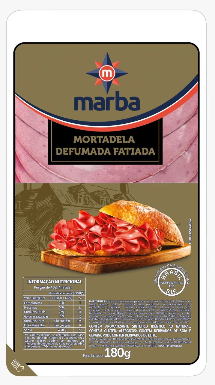 Mortadela Marba Def 180gr