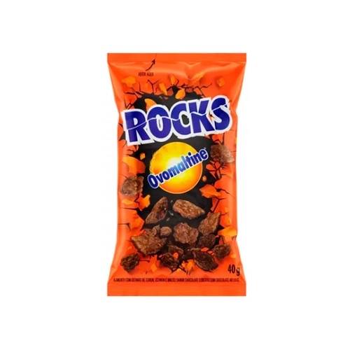 Flocos De Cereais Chocolate Cobertura Chocolate Ao Leite Ovomaltine Rocks Pacote 40g