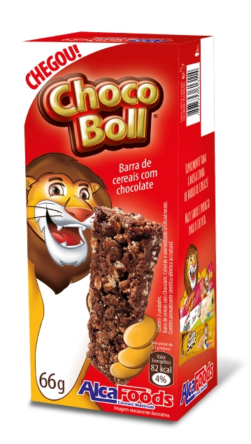 Barra Cereais Choco Boll Choc 66g