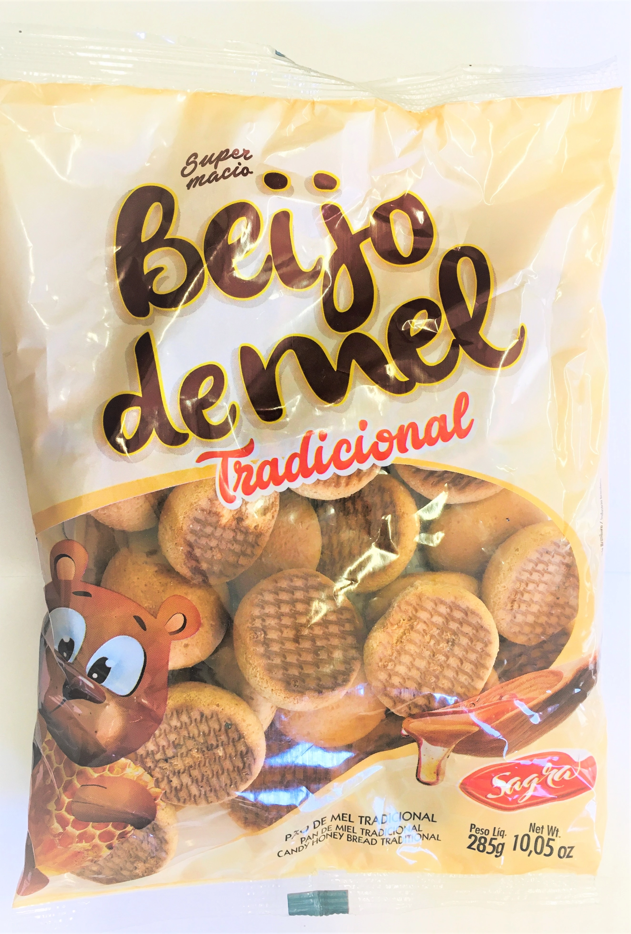 Pao De Mel Sagra Beijo De Mel 285g Tradicional