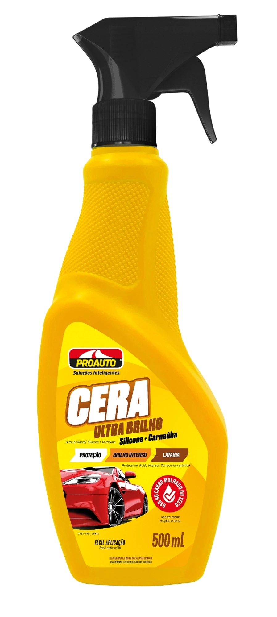Cera Líquida Autobrilho Proauto Frasco 200ml